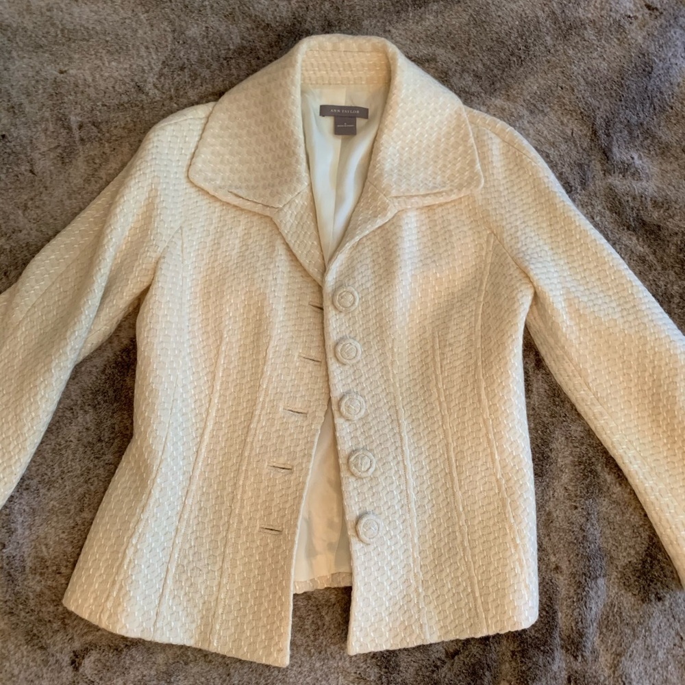 Cream blazer